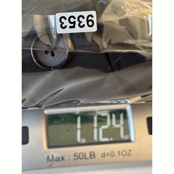 Vintage 40s 50s Women’s Black Button Down Dress Jacket XL David Levine Original - Picture 12 of 12